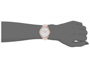  Shop Authentic Fossil Tailor Quartz White Dial Pink Leather Strap Watch for Women - ES4393 - Luxxuri