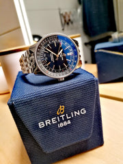  Shop Authentic Breitling Navitimer Automatic 41mm Black Dial Silver Steel Strap Watch for Men - A17326241B1A1 - Luxxuri