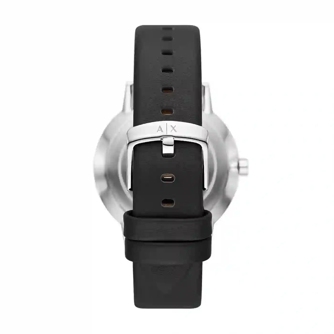  Shop Authentic Armani Exchange Cayde Chronograph Black Dial Black Leather Strap Watch for Men - AX2745 - Luxxuri