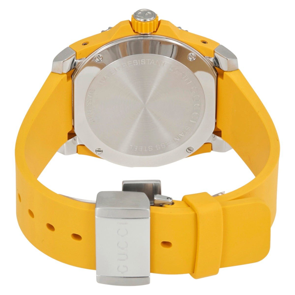  Shop Authentic Gucci Dive Tiger Yellow Dial Yellow Rubber Strap Watch For Men - YA136317 - Luxxuri