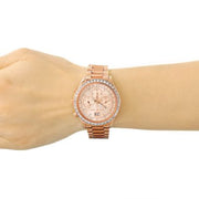  Shop Authentic Michael Kors Brinkley Rose Gold Dial Rose Gold Steel Strap Watch for Women - MK6204 - Luxxuri