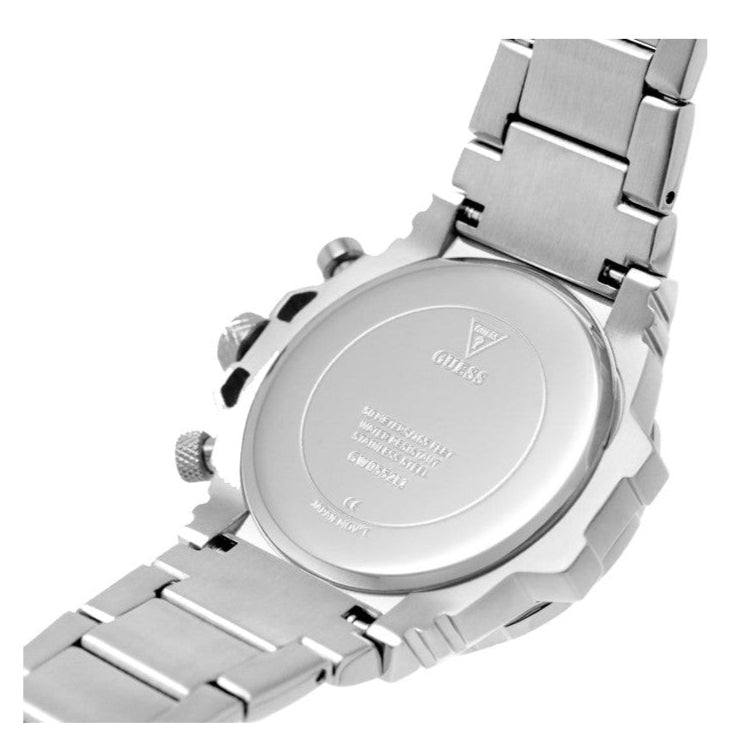  Shop Authentic Guess Fusion Chronograph Crystals Silver Dial Silver Steel Strap Watch For Women - GW0552L1 - Luxxuri