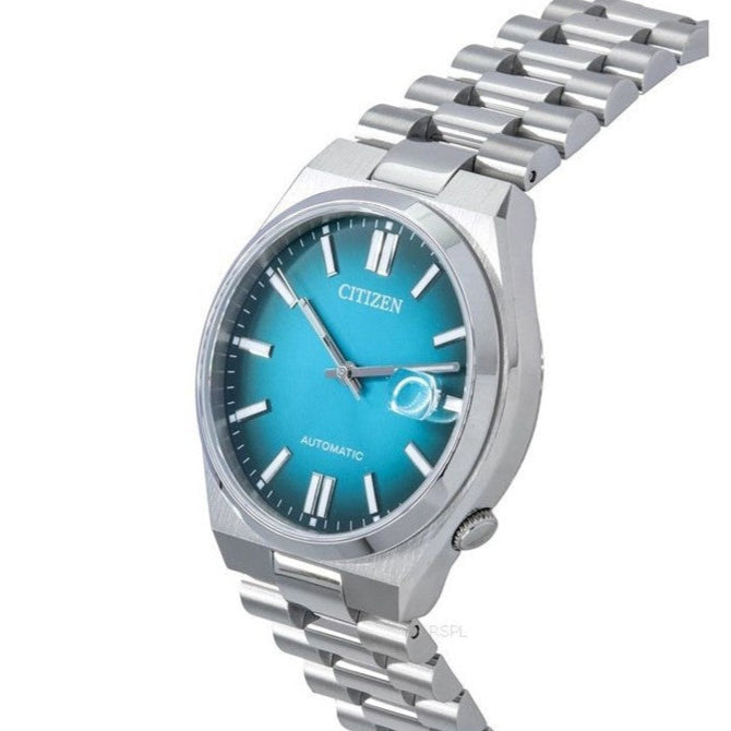  Shop Authentic Citizen Tsuyosa Automatic Blue Dial Silver Steel Strap Watch For Men - NJ0151-88X - Luxxuri