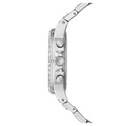  Shop Authentic Guess Moonlight Multi Function Diamonds Silver Dial Silver Steel Strap Watch for Women - GW0320L1 - Luxxuri