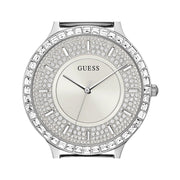  Shop Authentic Guess Soiree Diamonds Silver Dial Silver Mesh Bracelet Watch for Women - GW0402L1 - Luxxuri