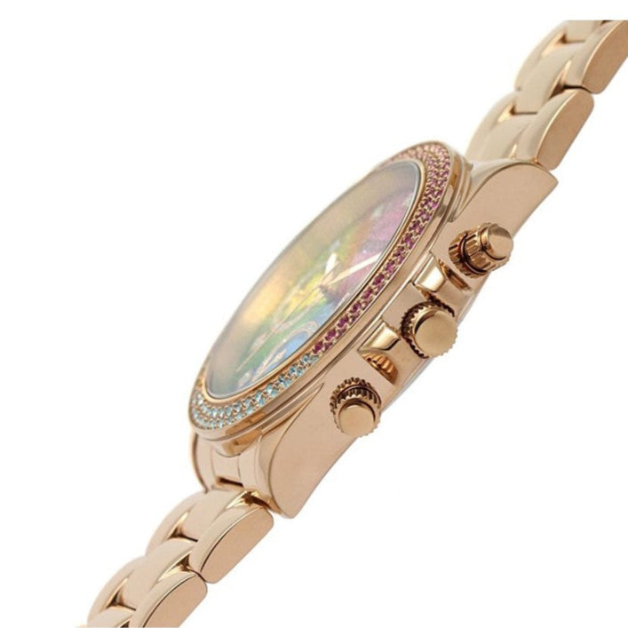  Shop Authentic Guess Confetti Multifunction Multicolor Dial Rose Gold Steel Strap Watch For Women - GW0483L3 - Luxxuri