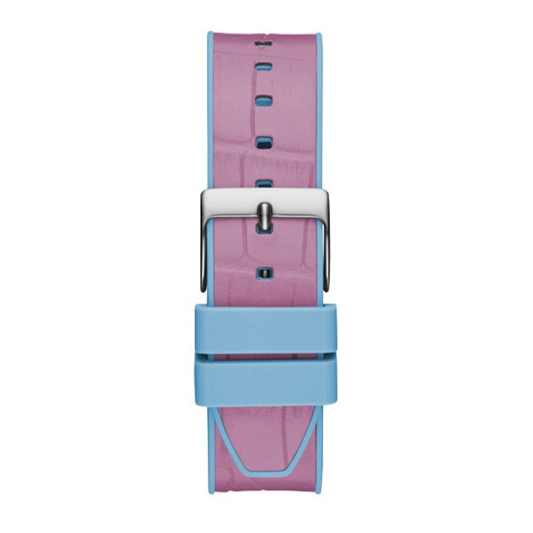  Shop Authentic Guess Fusion Chronograph Pink Dial Pink Leather Strap Watch for Women - GW0553L5 - Luxxuri