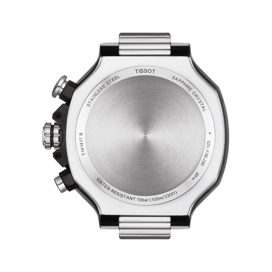  Shop Authentic Tissot T Race Chronograph White Dial Black Rubber Strap Watch For Men - T141.417.17.011.00 - Luxxuri