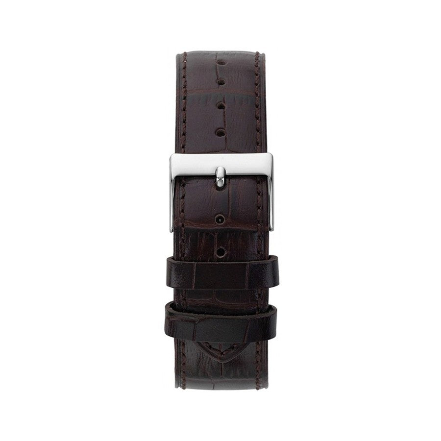  Shop Authentic Guess Delancy Quartz White Dial Brown Leather Strap Watch For Men - W0870G1 - Luxxuri