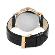  Shop Authentic Guess Delancy Quartz Silver Dial Black Leather Strap Watch For Men - W0870G2 - Luxxuri
