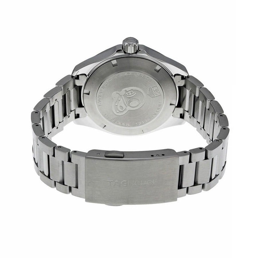  Shop Authentic Tag Heuer Aquaracer Quartz Black Dial Silver Steel Strap Watch for Men - WAY1110.BA0928 - Luxxuri