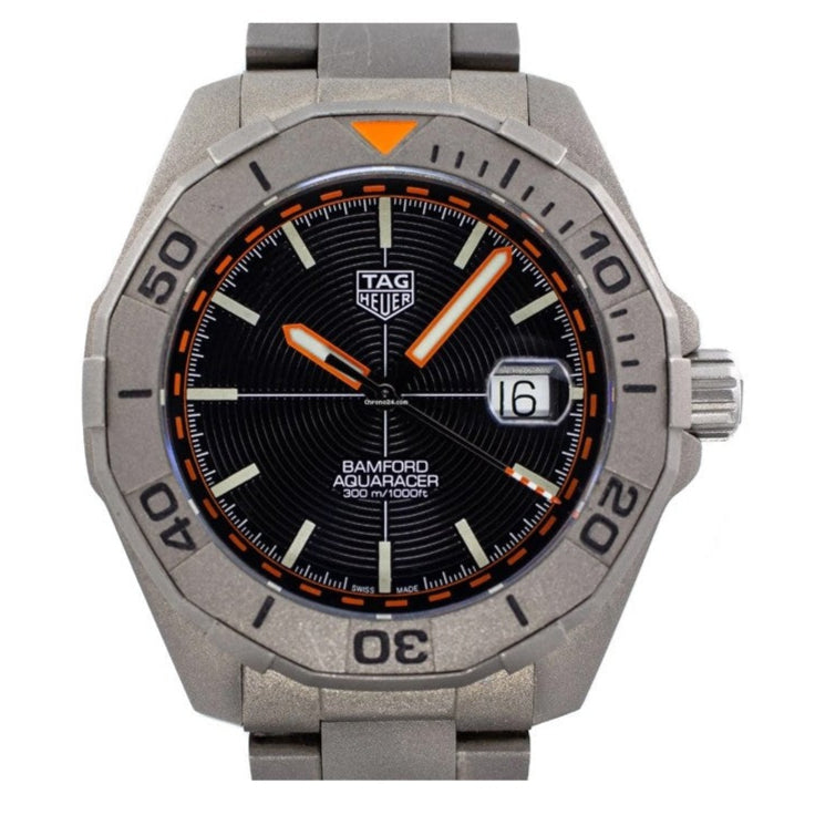  Shop Authentic Tag Heuer Aquaracer Bamford Automatic Black Dial Grey Steel Strap Watch for Men - WAY208F.BF0638 - Luxxuri