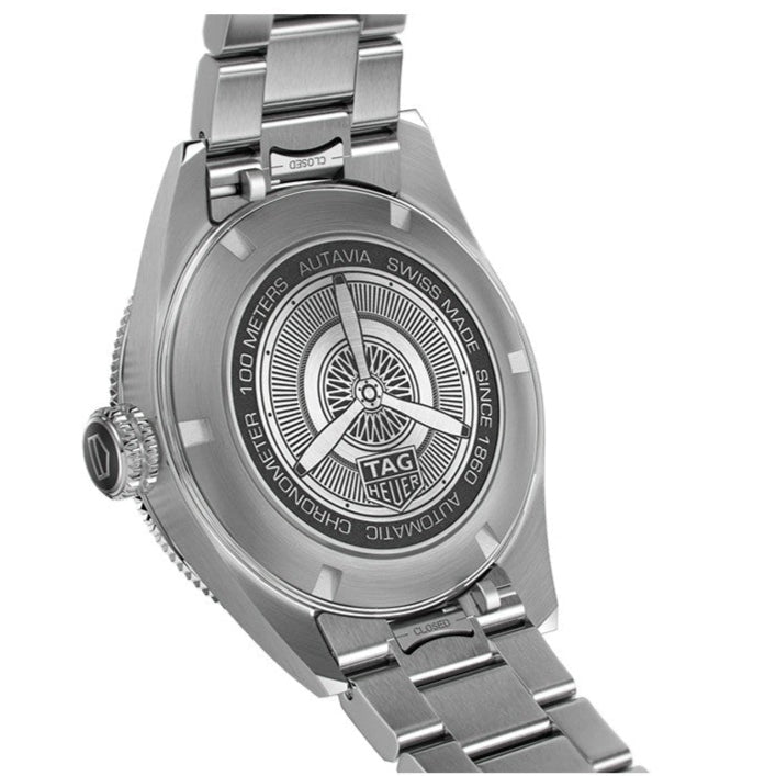  Shop Authentic Tag Heuer Autavia Automatic Grey Dial Silver Steel Strap Watch for Men - WBE5114.EB0173 - Luxxuri