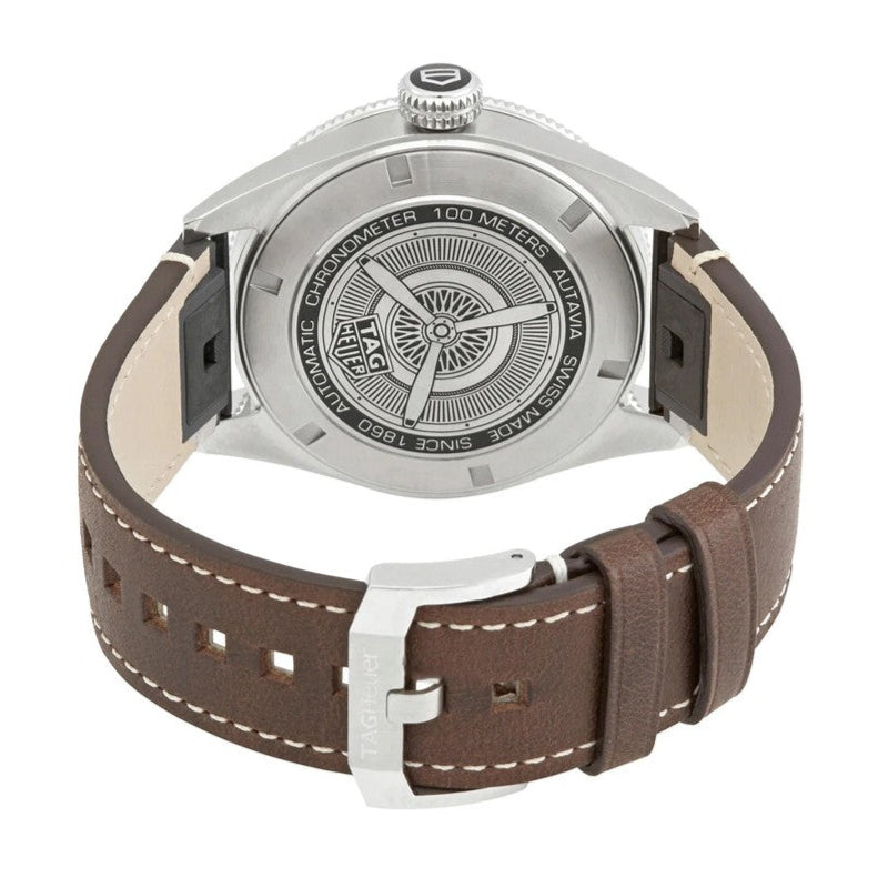  Shop Authentic Tag Heuer Autavia Automatic Grey Dial Watch for Men - WBE5114.FC8266 - Luxxuri