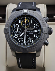  Shop Authentic Breitling Avenger Chronograph 45mm Night Mission Black Dial Black Nylon Strap Watch for Men - V13317101B1X1 - Luxxuri